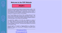 Desktop Screenshot of fsfiquestionnaire.com